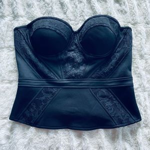 Charlotte ruse black bustier size M